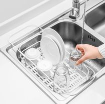 Wrought iron dish drain rack