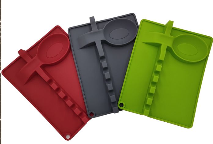 Silicone kitchen tools storage rack