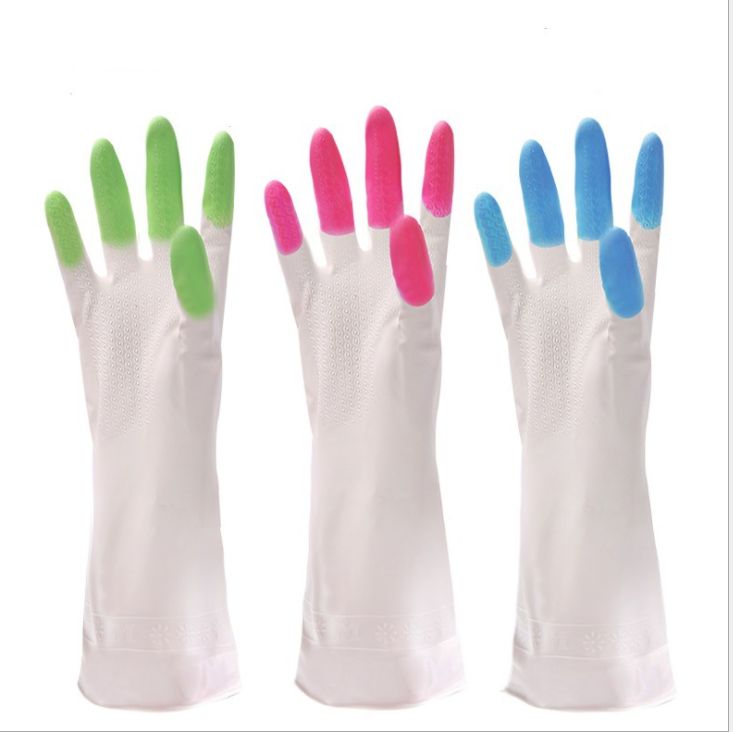 Household kitchen dishwashing gloves Item Picture