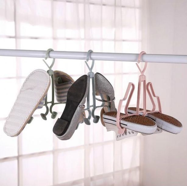 Creative multi-functional hanging shoe rack full figure