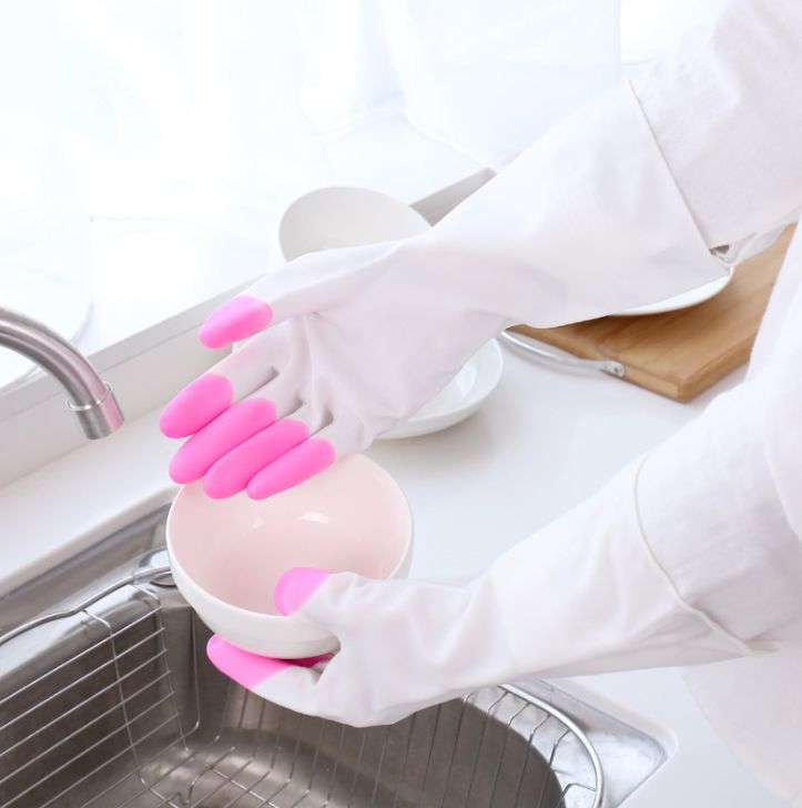 Household kitchen dishwashing gloves Application Scenario