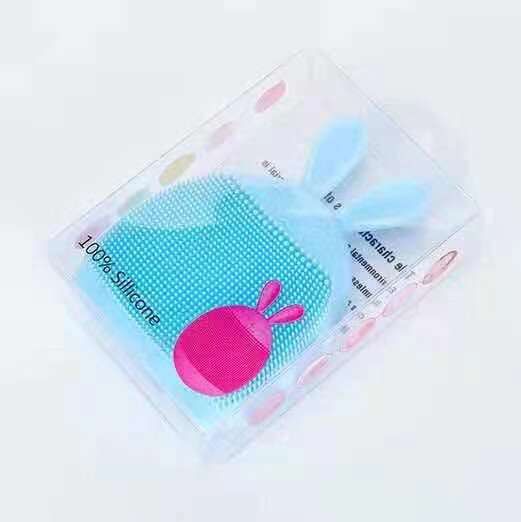 创意萌兔硅胶洁面刷