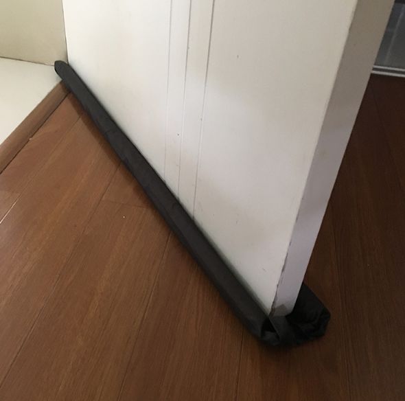 Dust-proof door crack