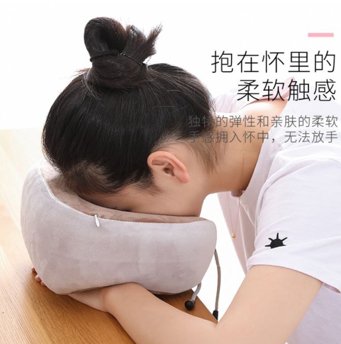 Smart car-mounted portable pillow, multi-functional U-shaped massage pillow Specification image
