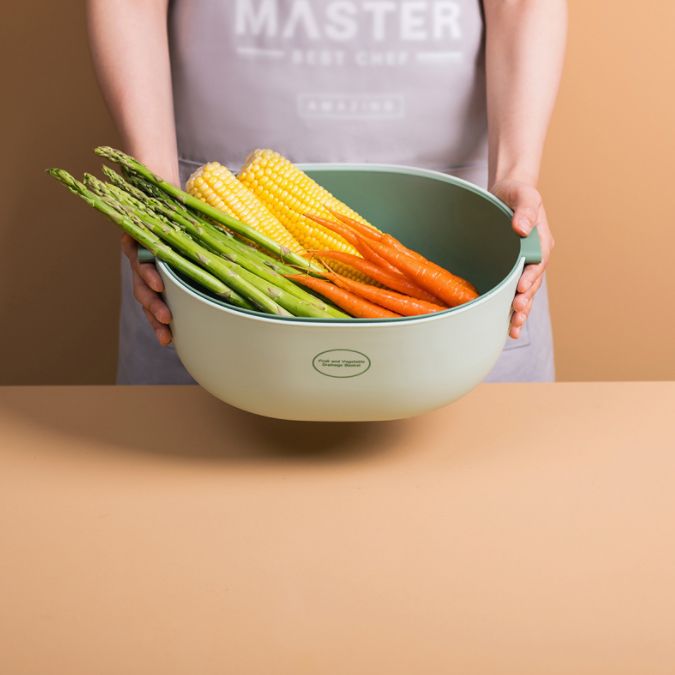 大号双层沥水篮产品图