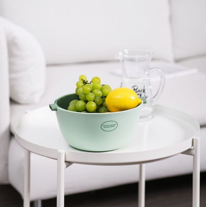 大号双层沥水篮细节图