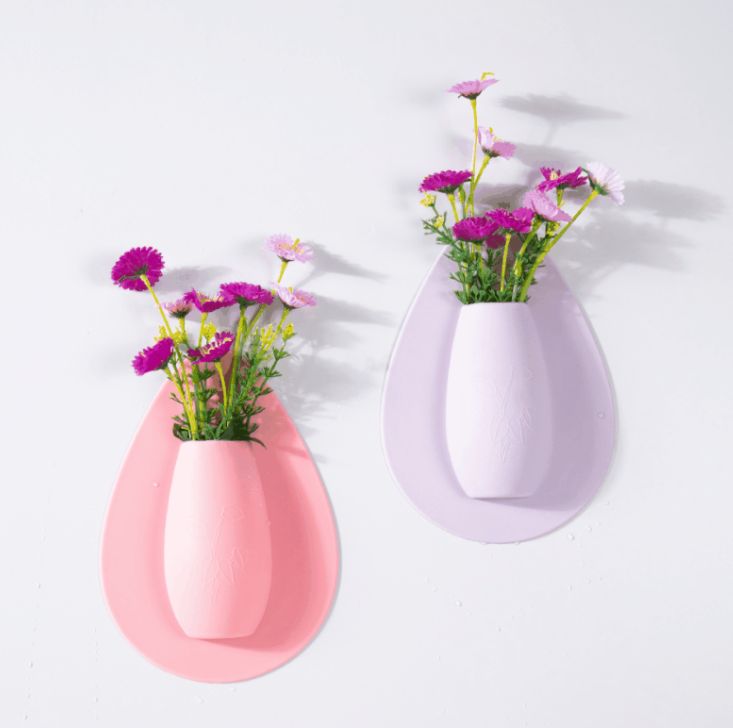 Creative Life fridge magnets for immediate use, traceless silicone vases
