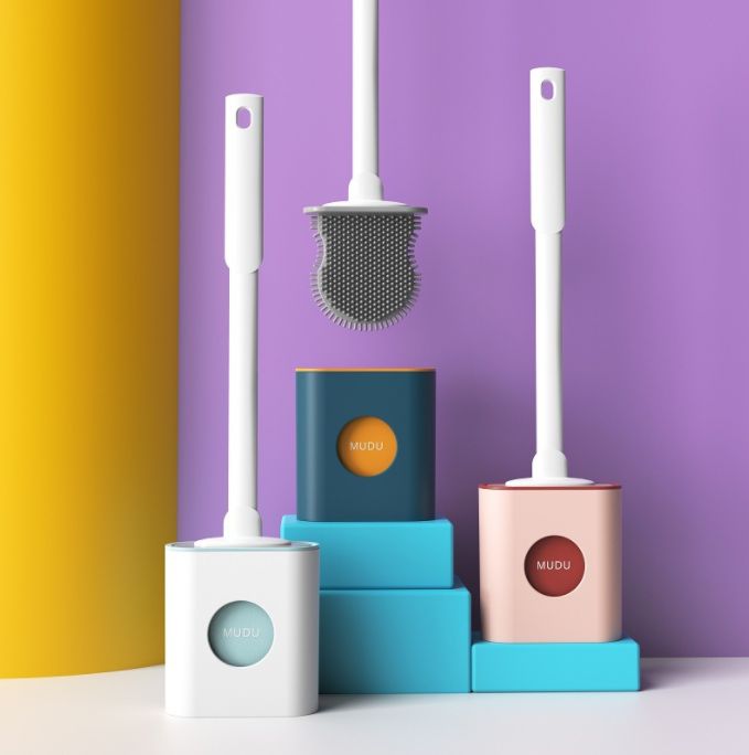 New creative silicone toilet brush details Picture