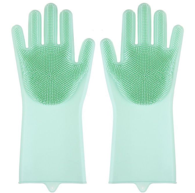 Silicone dishwashing gloves Item Picture