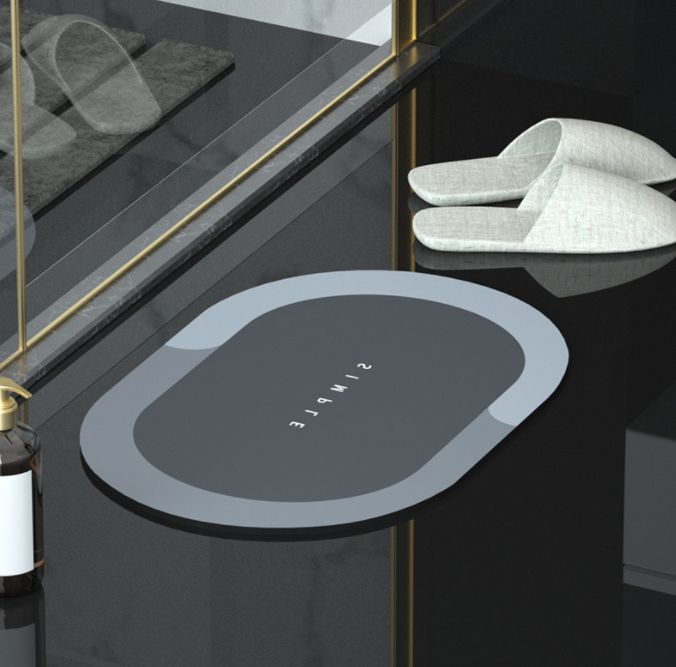 Soft diatom mud mat bathroom floor mat Item Picture