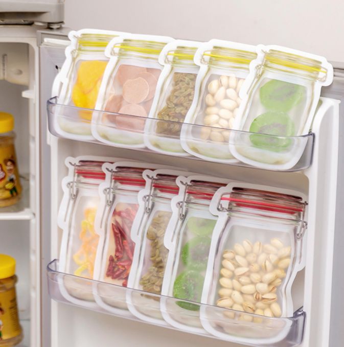 Children's complementary food zipper storage bag