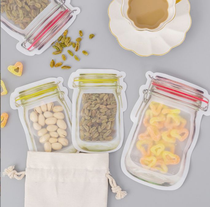 Children's complementary food zipper storage bag Specification image