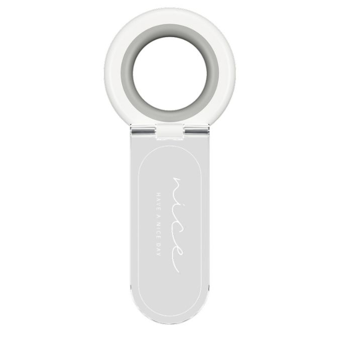 新款透明马桶提盖器白底实物图
