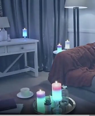 LED蜡烛灯实物图