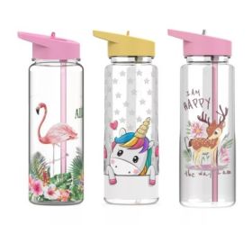 Explosive sports sippy water bottle