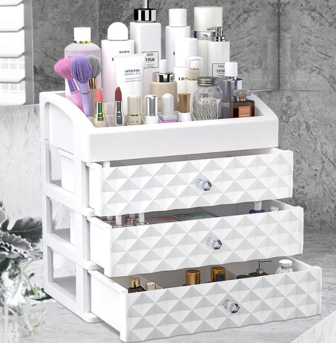 Desktop organizer Makeup organizer full figure