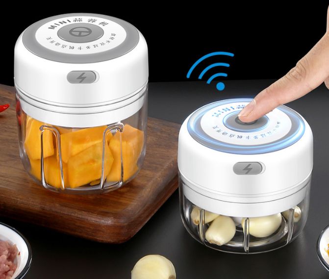 迷你无线电动捣蒜器外贸