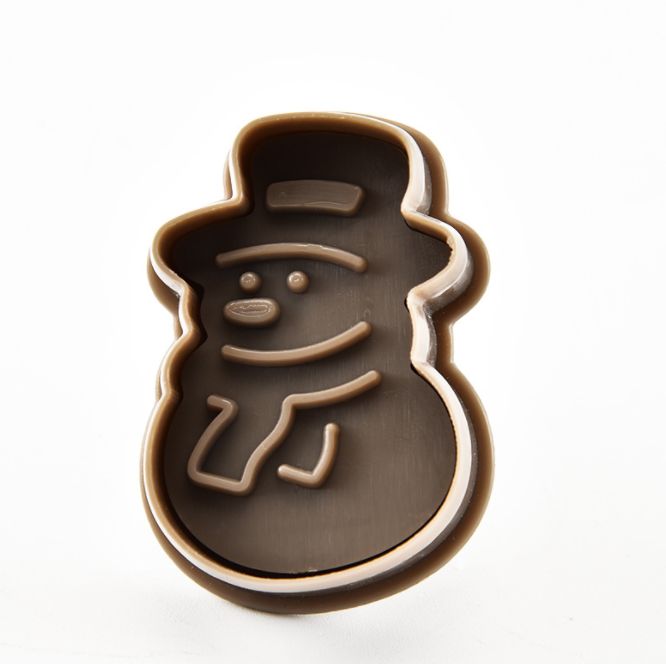 3D stereoscopic creative, practical, small and cute PP Christmas cookie molds for export Application Scenario