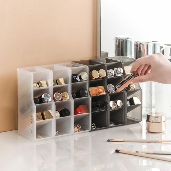 Mirror cabinet lipstick storage shelf foreign trade