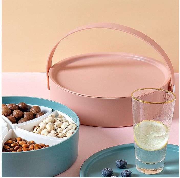 Creative plastic hand-held compartments with LIDS for export