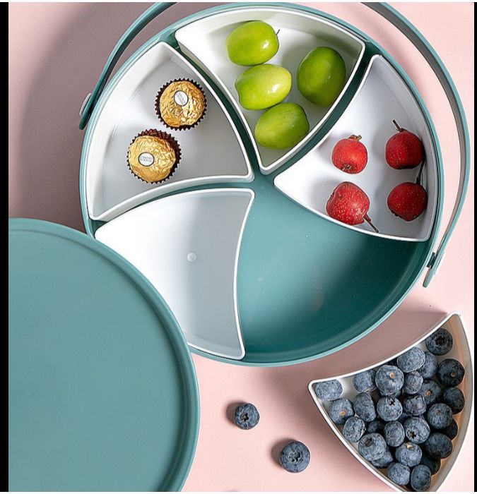 Creative plastic hand-held compartments with LIDS for export Application Scenario