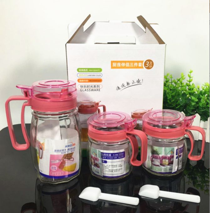 玻璃油壶调味罐套装