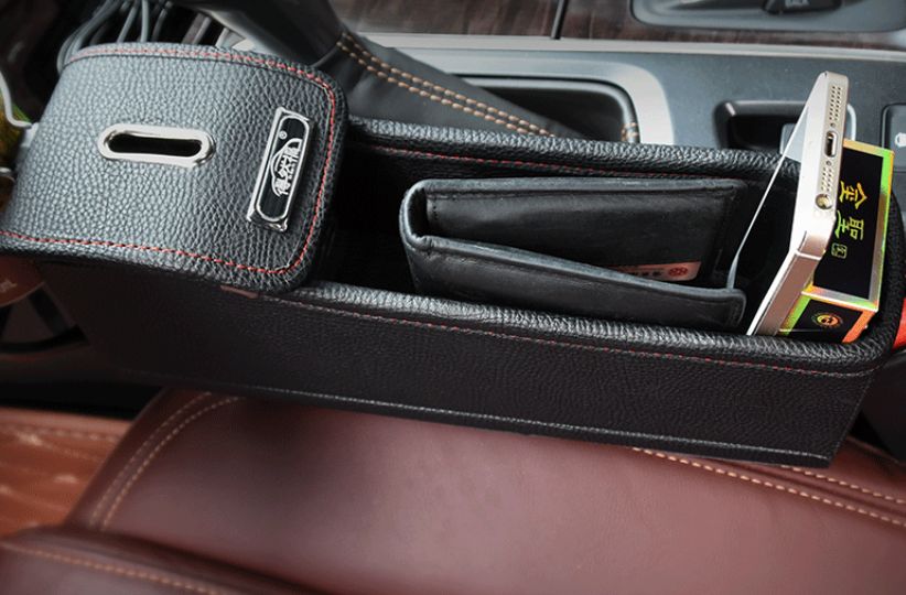 汽车收纳盒白底实物图