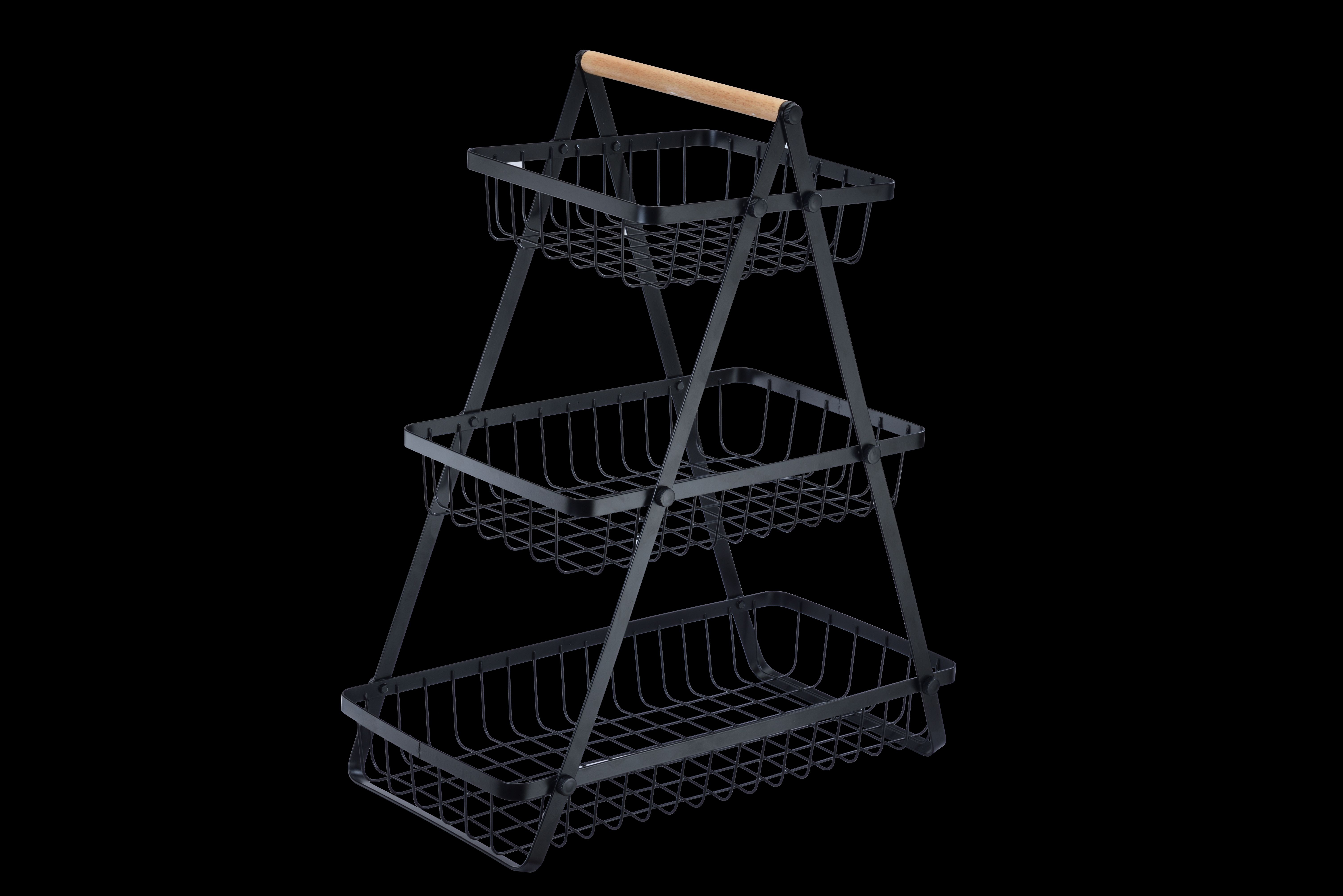 Three-tiered fruit baskets, shelves and bread racks Specification image