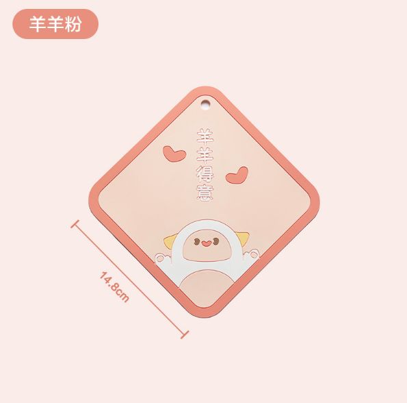 隔热垫防烫白底实物图