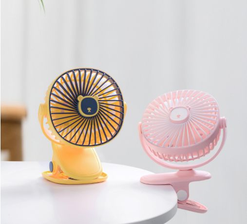 撞色夹子风扇外贸