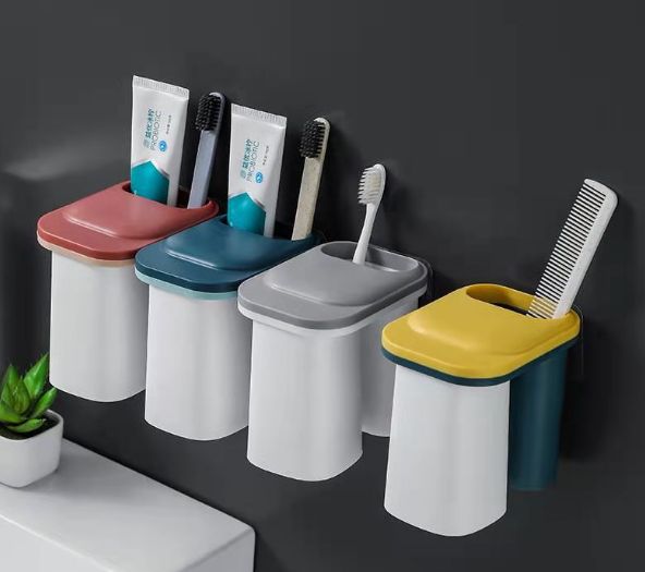 免打孔牙具收纳置物架外贸