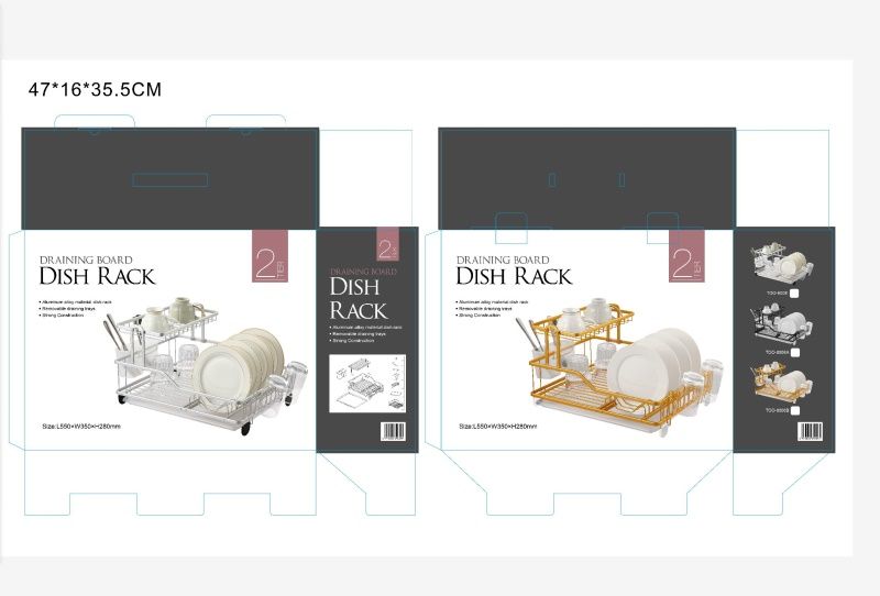 沥水架/不锈钢厨卫用品/厨房碗筷收纳/盘子收纳架白底实物图