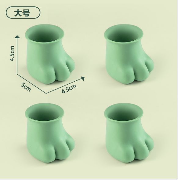 Cartoon table foot pads, anti-slip, silent and wear-resistant chair pads for export Specification image