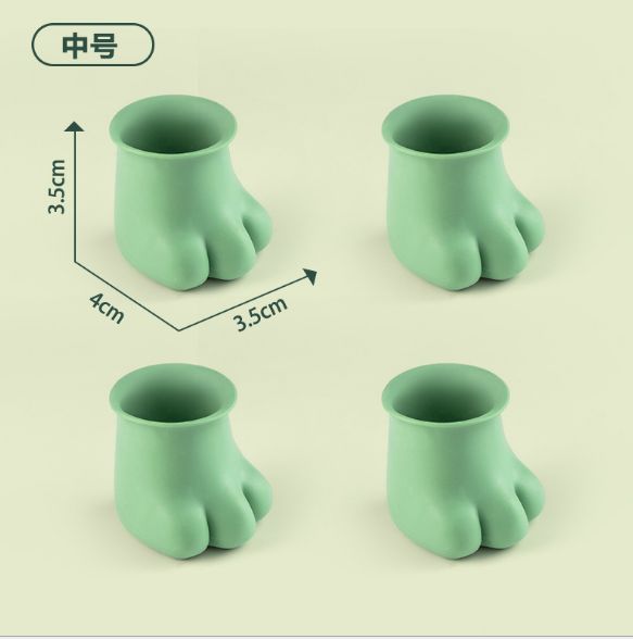 Cartoon table foot pads, anti-slip, silent and wear-resistant chair pads for export Item Picture