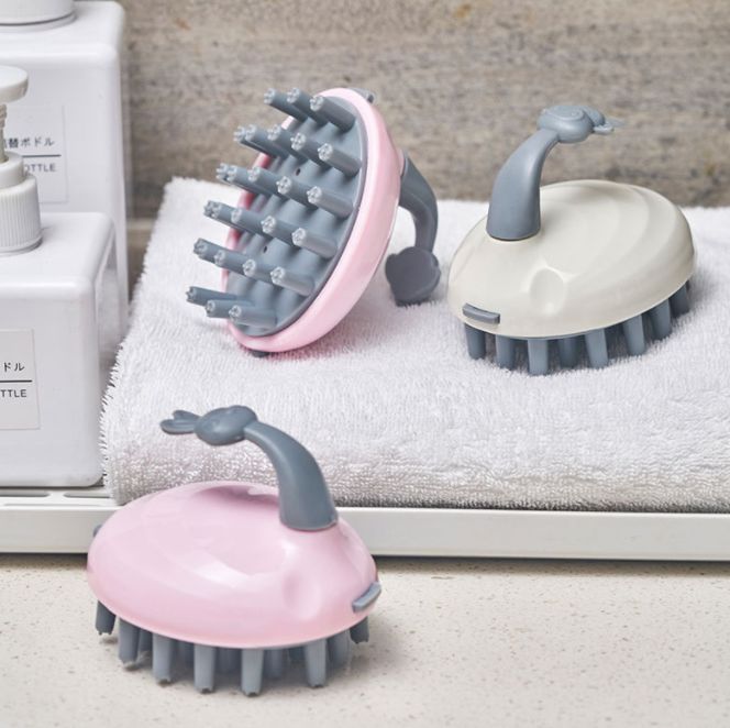 Silicone massage hair comb foreign trade