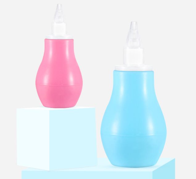 Silicone baby nasal inhaler foreign trade full figure