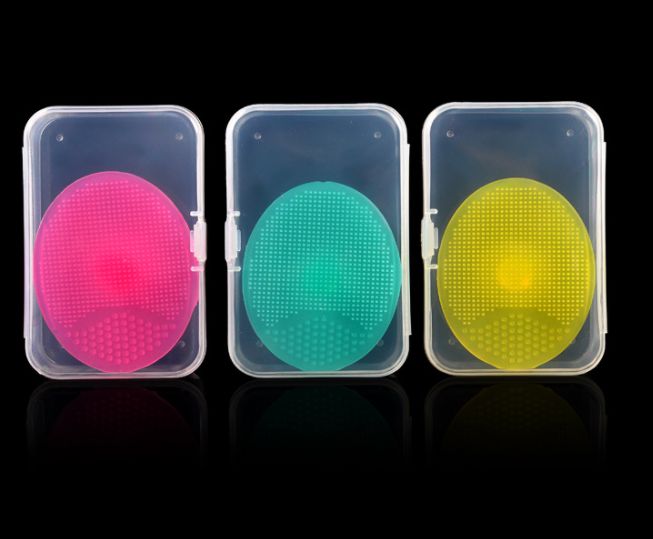 Baby silicone shampoo brush foreign trade Item Picture