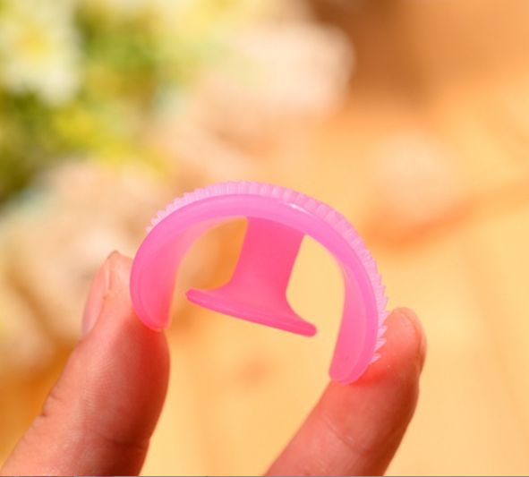 Baby silicone shampoo brush foreign trade Specification drawing