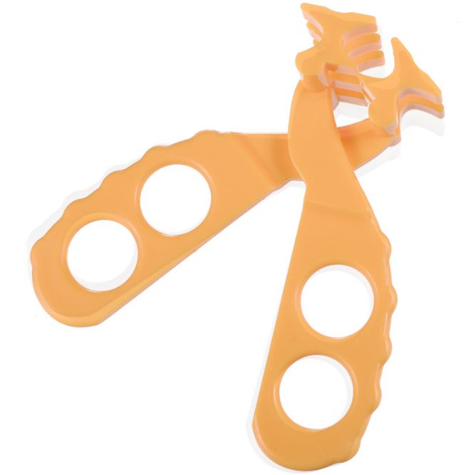 Baby food scissors foreign trade Specification drawing