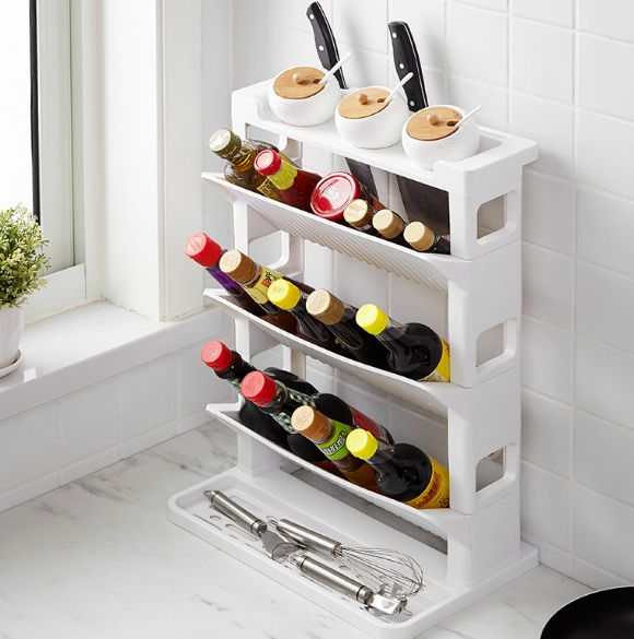 Creative spice rack Kitchen storage rack foreign trade