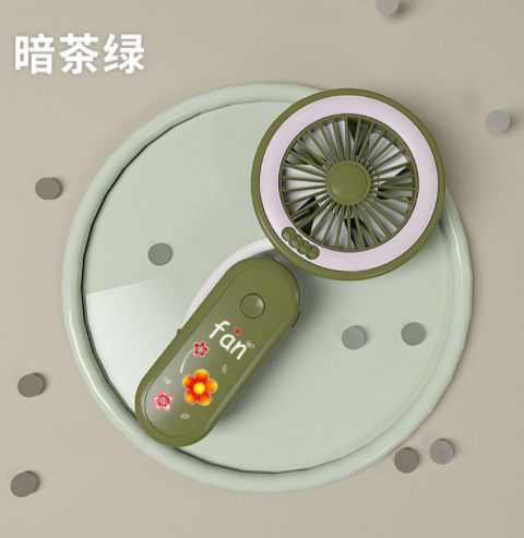 软管夹子折叠小风扇外贸