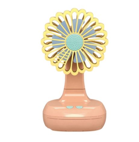 Daisy table fan with jewelry, mobile phone holder foreign trade