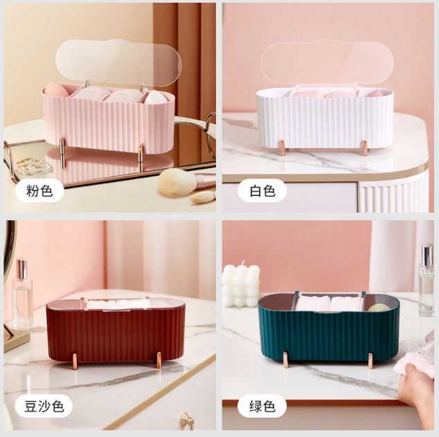 Cosmetic cotton swab storage box for export Specification image