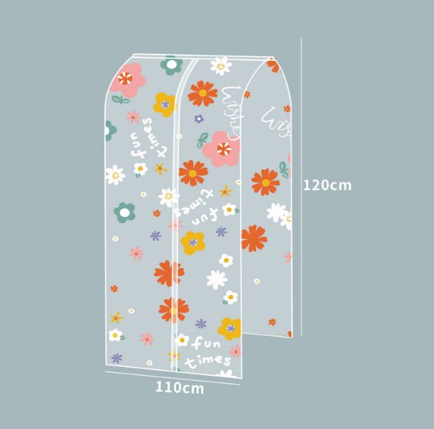 Transparent hanging clothes cover for export Application Scenario