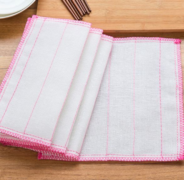 Household non-stick, non-shedding, highly absorbent cleaning cloths for export