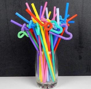 Colorful creative art curved straws for export details Picture