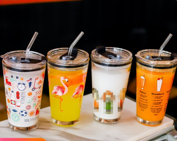 Foreign trade of internet-famous glass cups