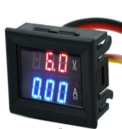 Digital display auto electric bicycle voltmeter foreign trade