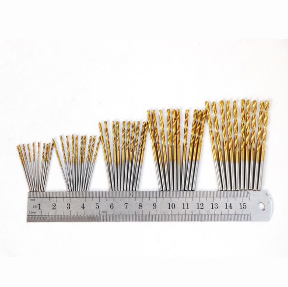 50PC twist drill sets with 1-3mm drill bits for export Application Scenario