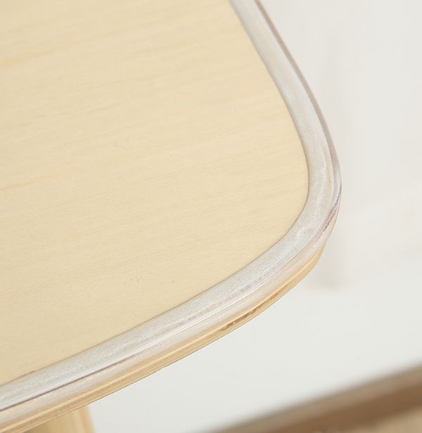 Children's soft silicone transparent glass coffee table protection strips for export details Picture